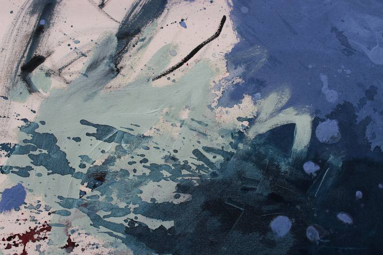 Original Abstract Water Painting by Daniela Schweinsberg