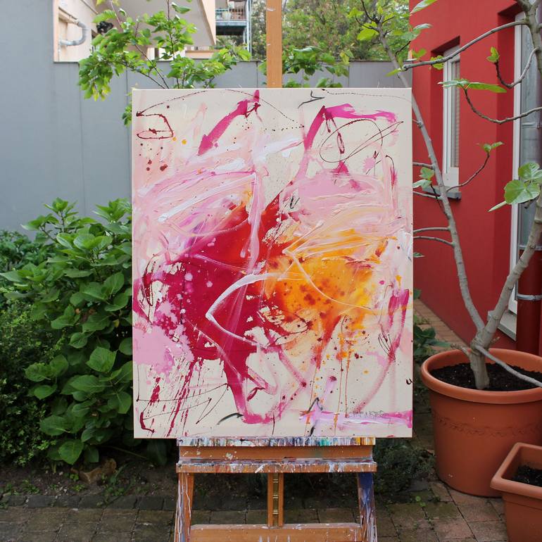 Original Abstract Expressionism Abstract Painting by Daniela Schweinsberg