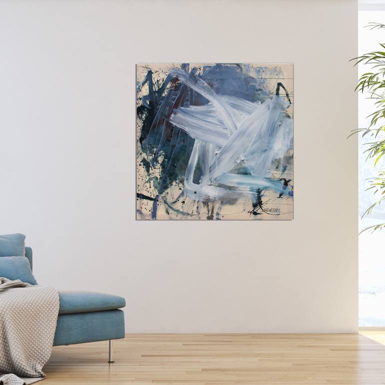 Original Abstract Seascape Painting by Daniela Schweinsberg