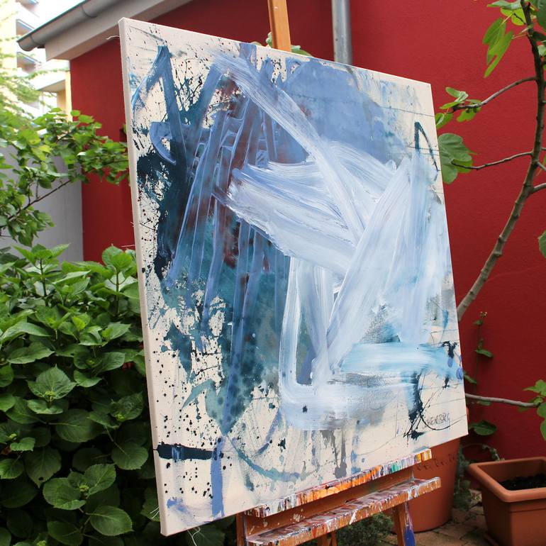 Original Abstract Seascape Painting by Daniela Schweinsberg