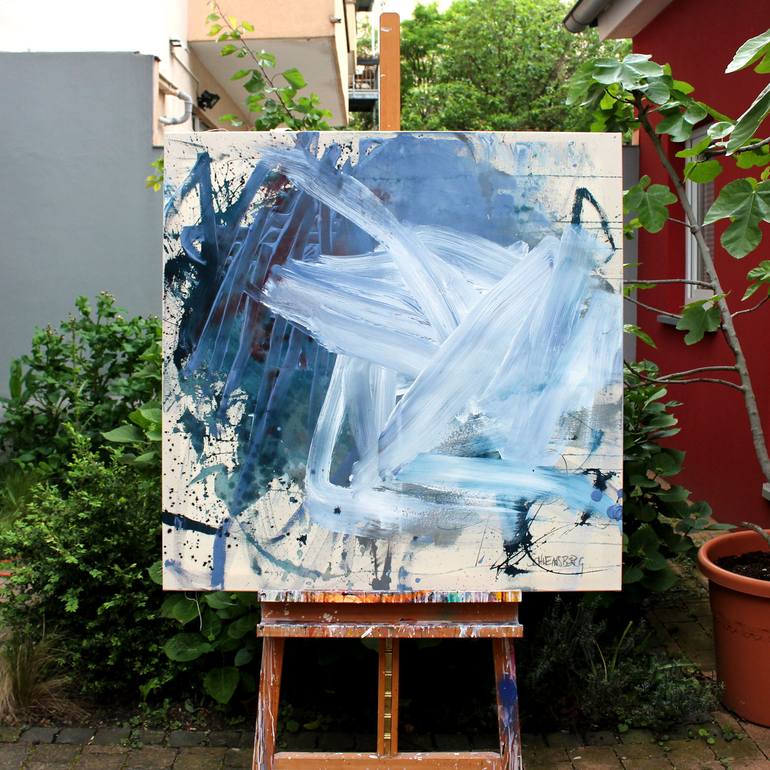 Original Abstract Seascape Painting by Daniela Schweinsberg