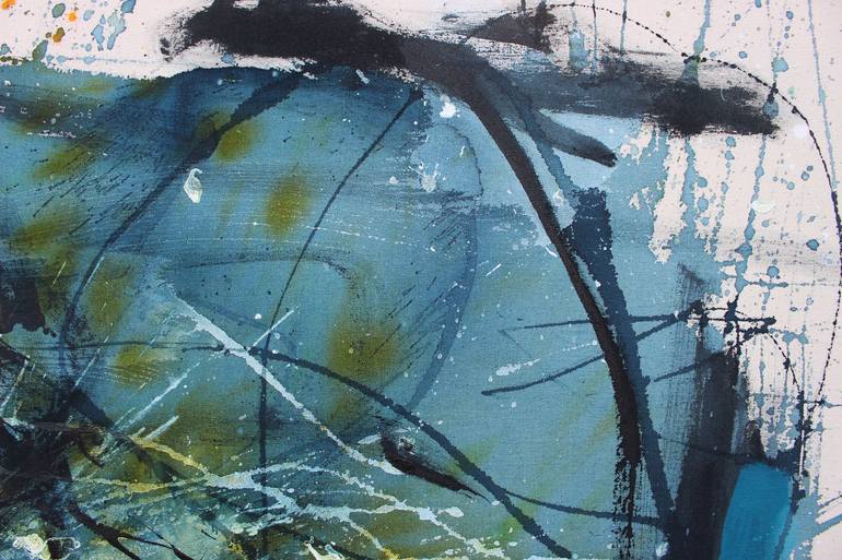 Original Abstract Seascape Painting by Daniela Schweinsberg
