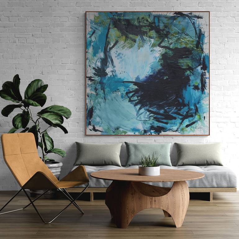 Original Abstract Seascape Painting by Daniela Schweinsberg
