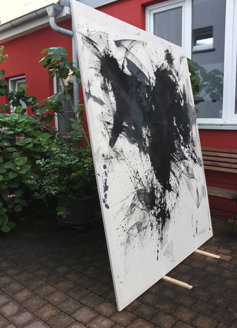 Original Abstract Expressionism Abstract Painting by Daniela Schweinsberg