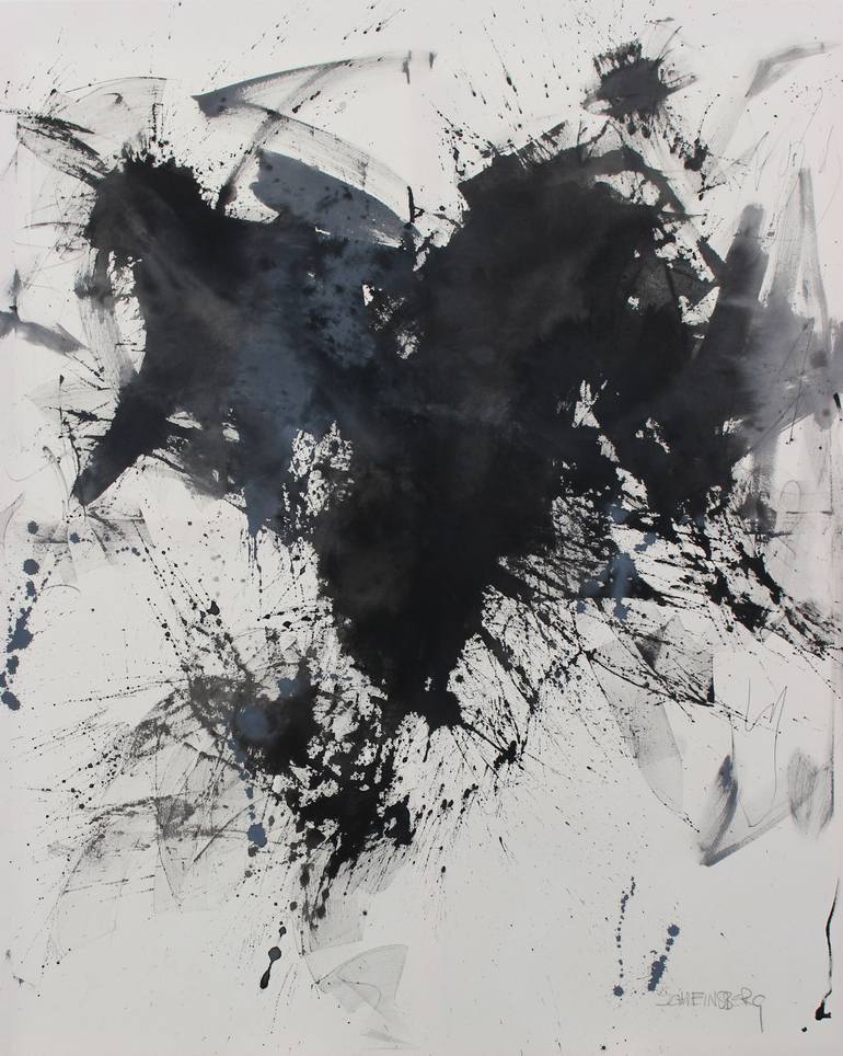 Original Abstract Expressionism Abstract Painting by Daniela Schweinsberg