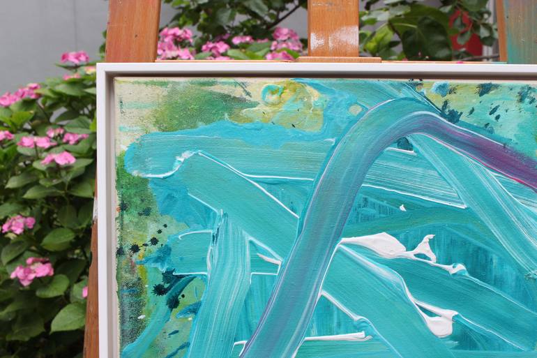 Original Minimalism Abstract Painting by Daniela Schweinsberg
