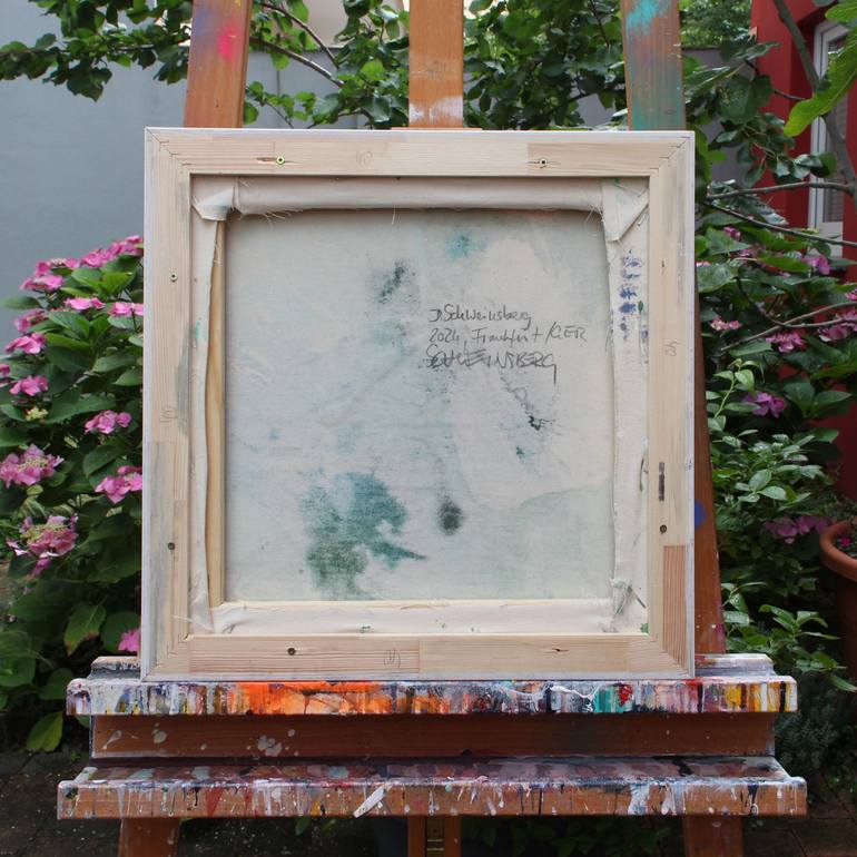 Original Minimalism Abstract Painting by Daniela Schweinsberg