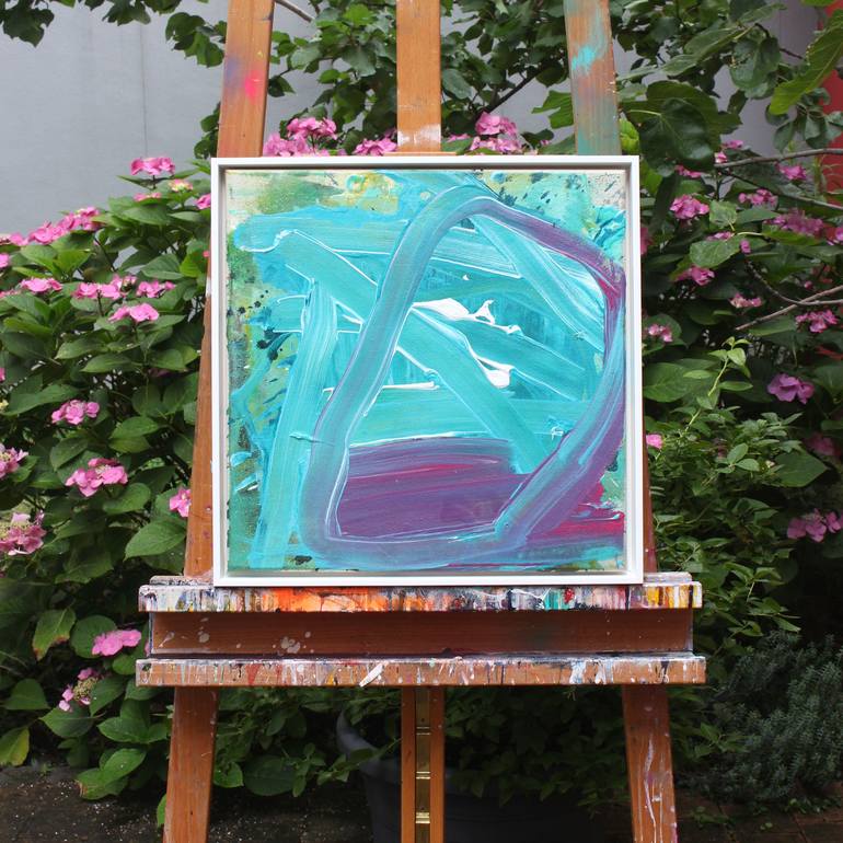 Original Minimalism Abstract Painting by Daniela Schweinsberg