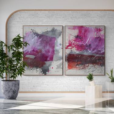 Original Abstract Expressionism Abstract Paintings by Daniela Schweinsberg