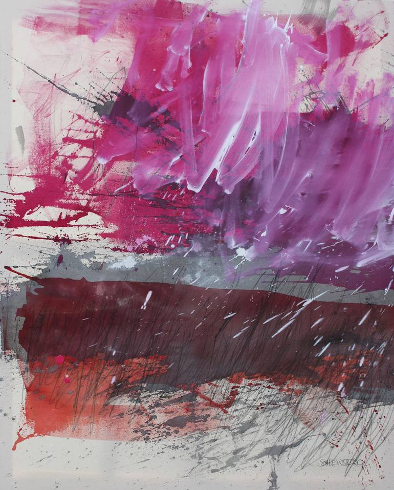 Original Abstract Expressionism Abstract Painting by Daniela Schweinsberg