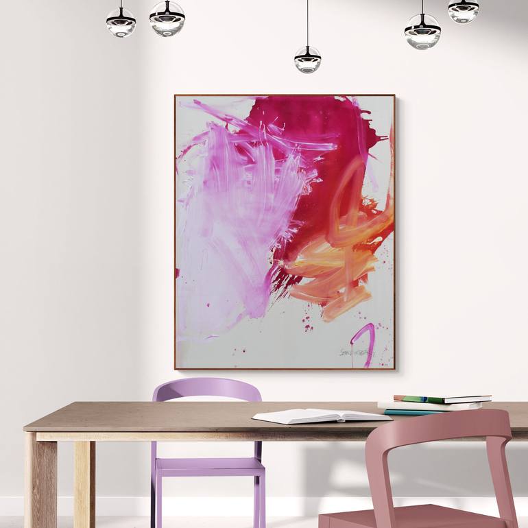 Original Abstract Expressionism Abstract Painting by Daniela Schweinsberg