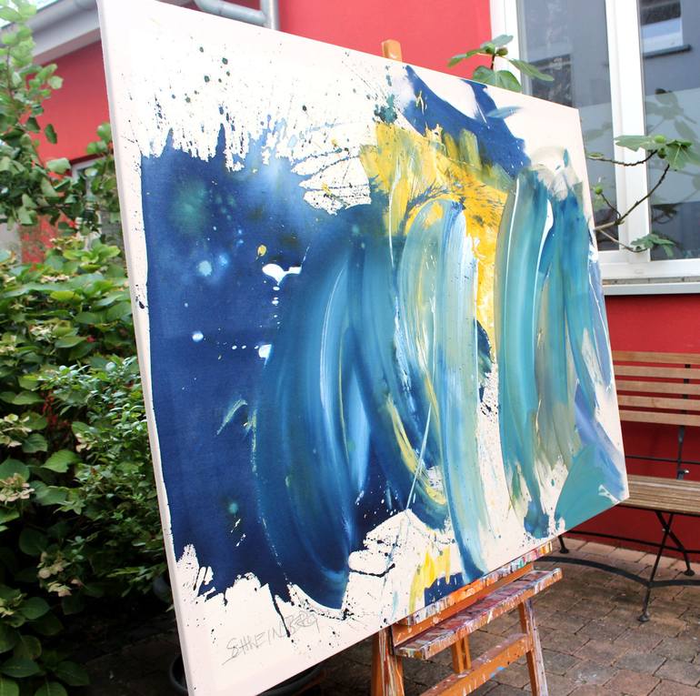 Original Abstract Expressionism Abstract Painting by Daniela Schweinsberg