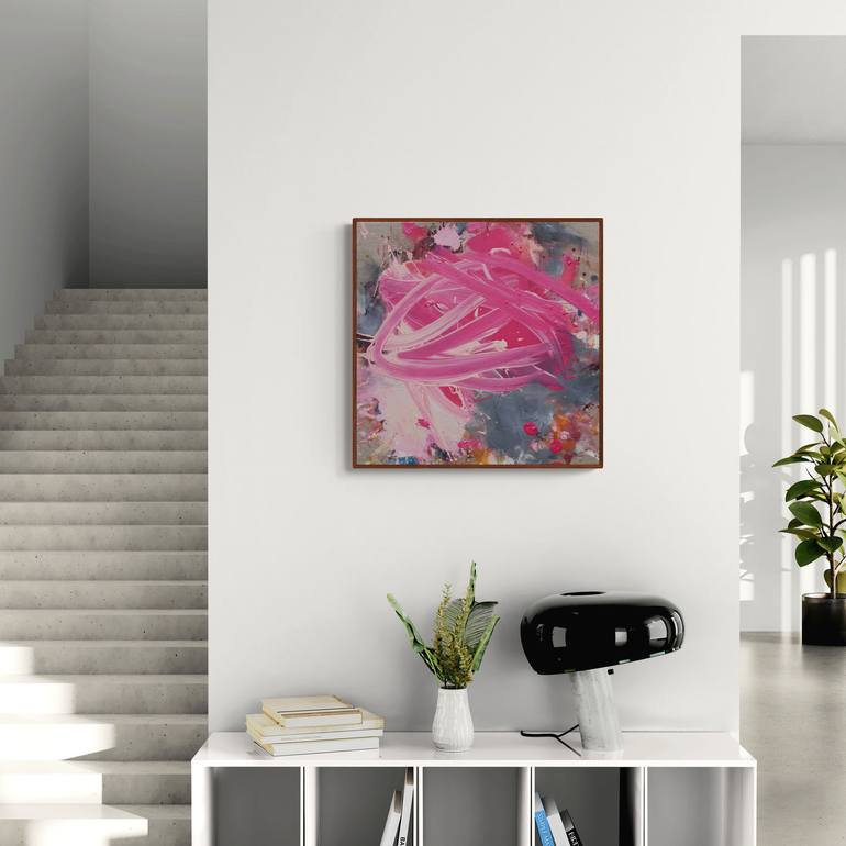 Original Abstract Expressionism Abstract Painting by Daniela Schweinsberg