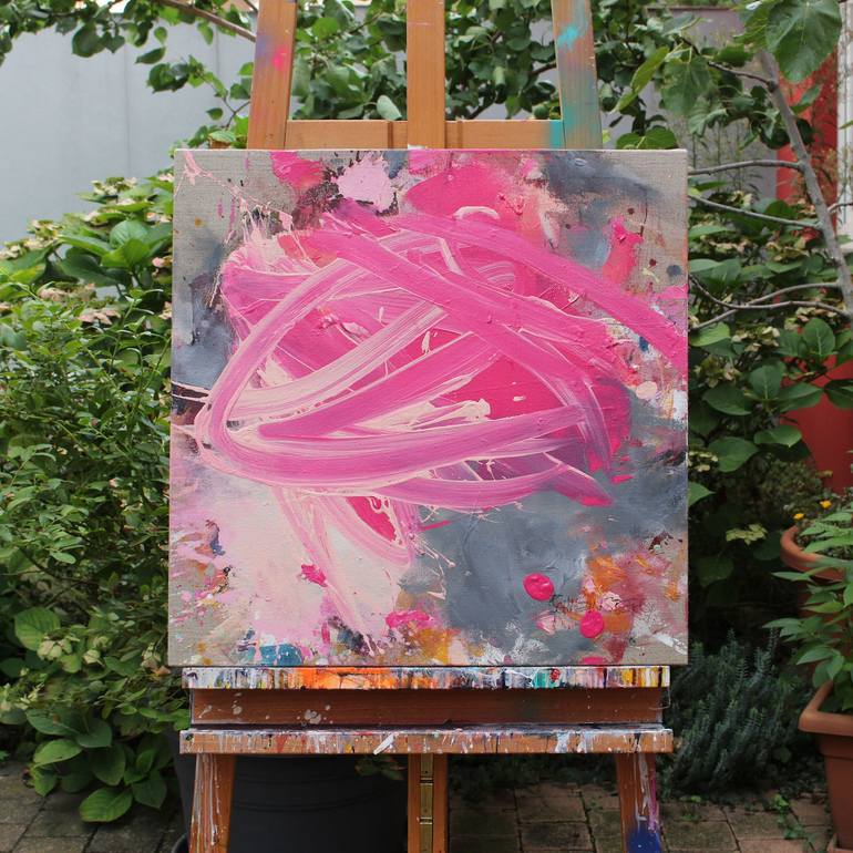 Original Abstract Expressionism Abstract Painting by Daniela Schweinsberg