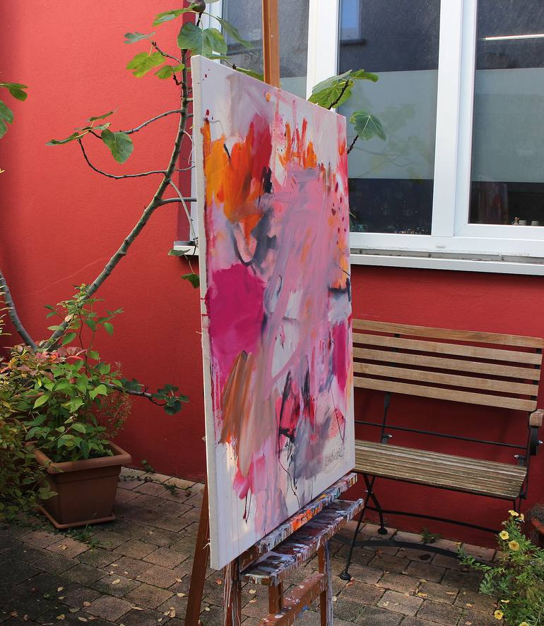 Original Abstract Expressionism Abstract Painting by Daniela Schweinsberg