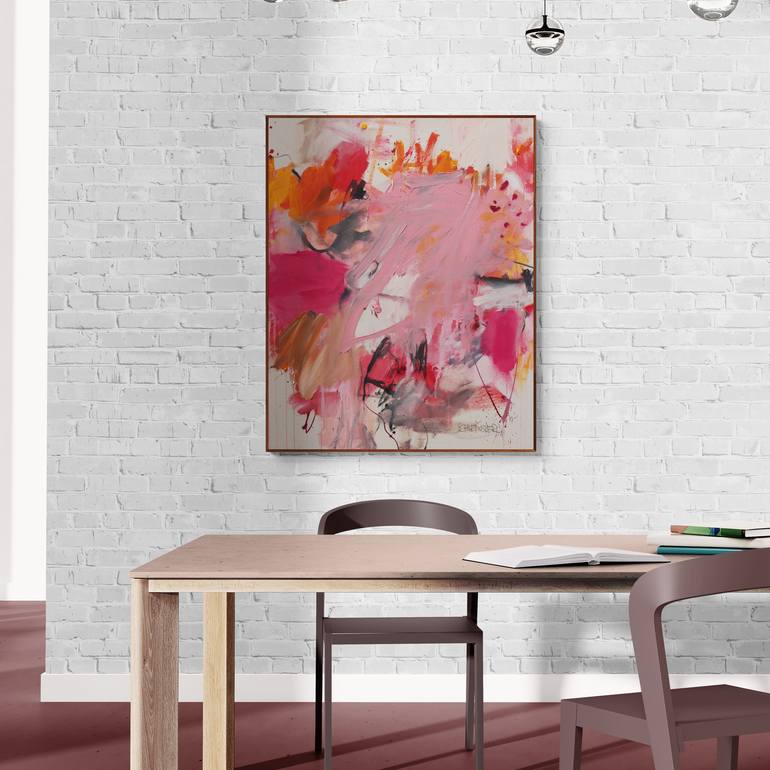 Original Abstract Expressionism Abstract Painting by Daniela Schweinsberg