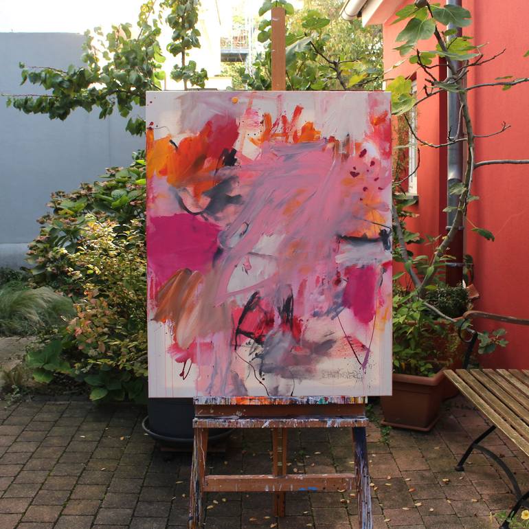 Original Abstract Expressionism Abstract Painting by Daniela Schweinsberg