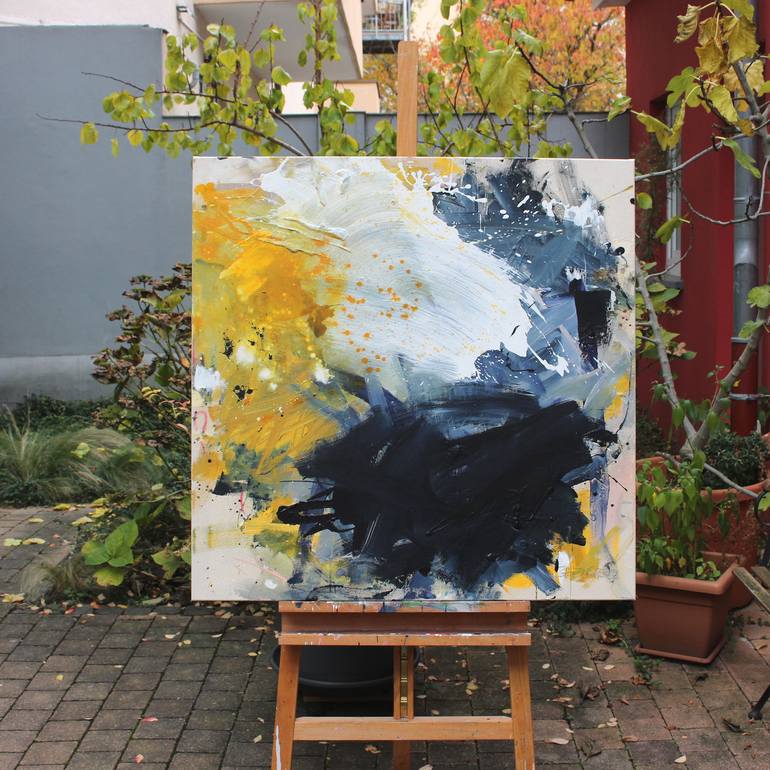 Original Abstract Seascape Painting by Daniela Schweinsberg