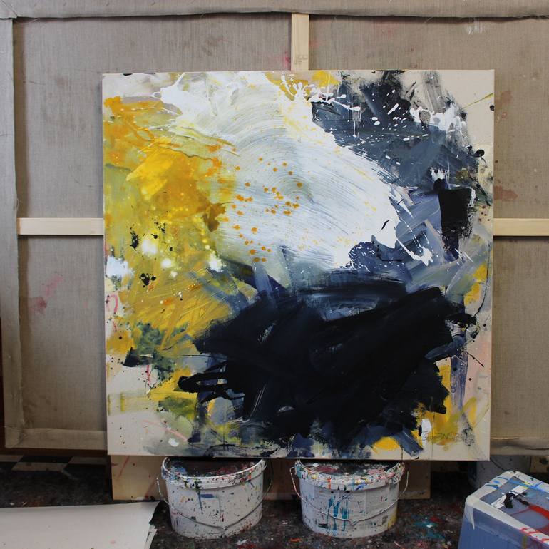 Original Abstract Seascape Painting by Daniela Schweinsberg