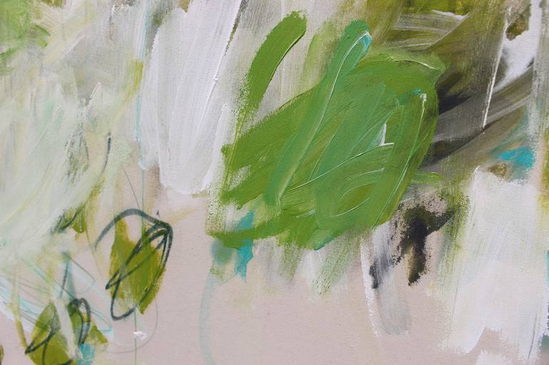 Original Abstract Garden Painting by Daniela Schweinsberg