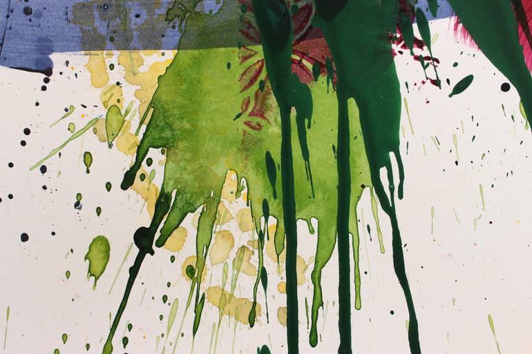 Original Street Art Abstract Painting by Daniela Schweinsberg