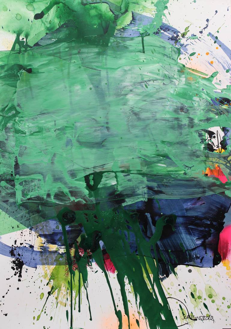 Original Street Art Abstract Painting by Daniela Schweinsberg