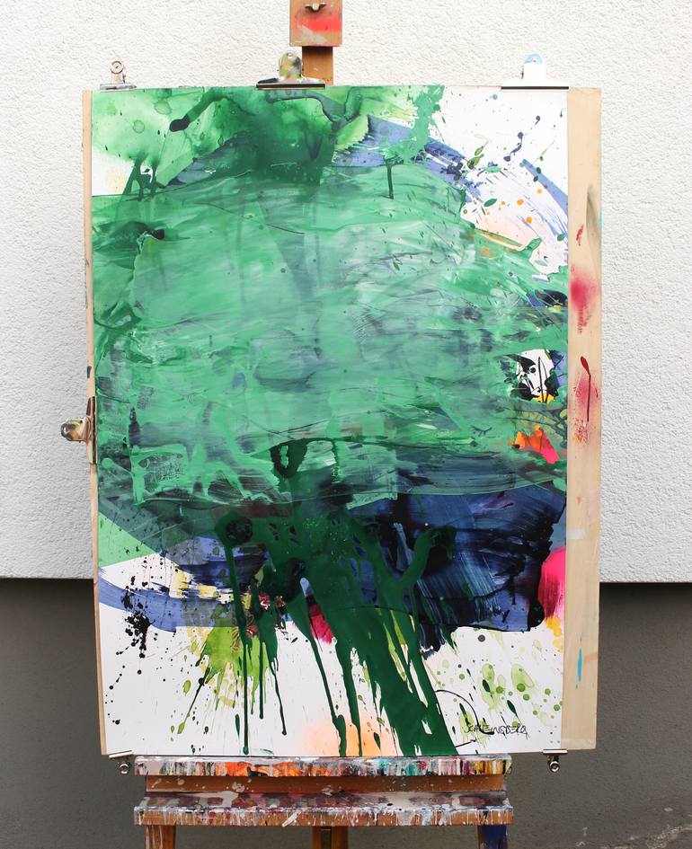 Original Street Art Abstract Painting by Daniela Schweinsberg