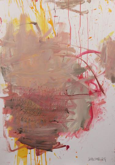 Original Abstract Expressionism Abstract Painting by Daniela Schweinsberg