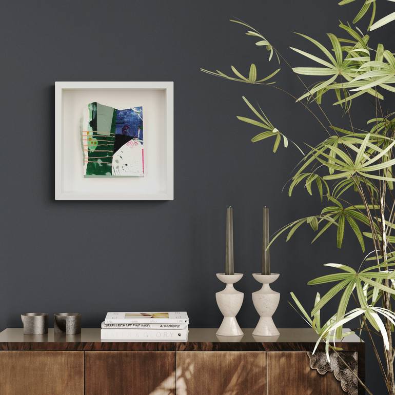 Original Abstract Geometric Painting by Daniela Schweinsberg