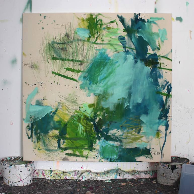 Original Abstract Nature Painting by Daniela Schweinsberg