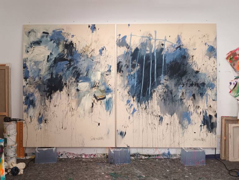 Original Contemporary Abstract Painting by Daniela Schweinsberg