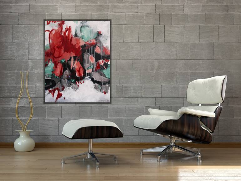 Original Abstract Expressionism Abstract Painting by Daniela Schweinsberg