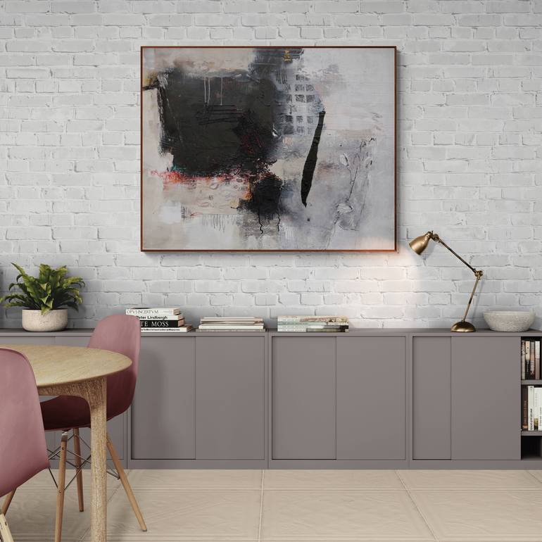 Original Abstract Expressionism Abstract Painting by Daniela Schweinsberg