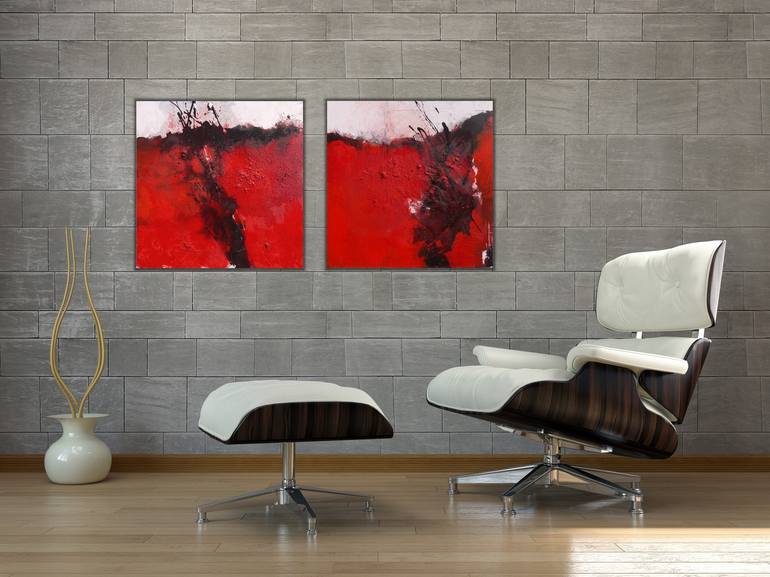 Original Abstract Landscape Painting by Daniela Schweinsberg