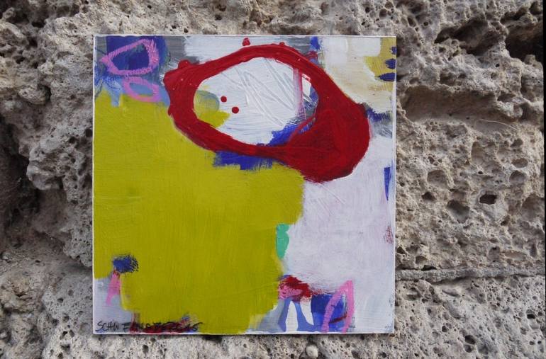 Original Abstract Expressionism Abstract Painting by Daniela Schweinsberg