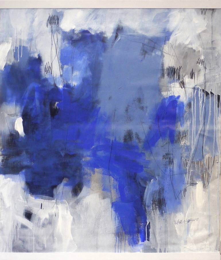 Blue Hour | SOLD (US) Painting by Daniela Schweinsberg | Saatchi Art