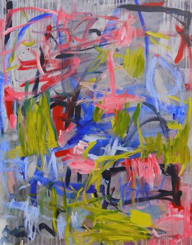 Original Abstract Expressionism Abstract Paintings by Daniela Schweinsberg