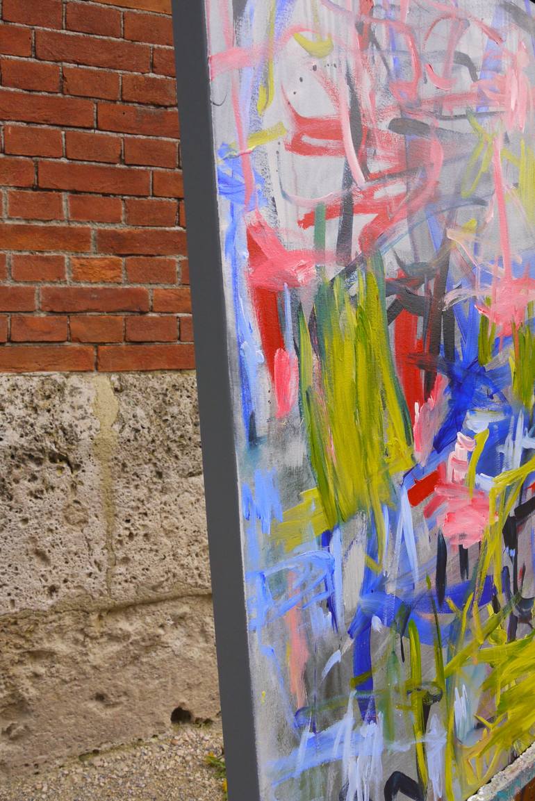 Original Abstract Expressionism Abstract Painting by Daniela Schweinsberg