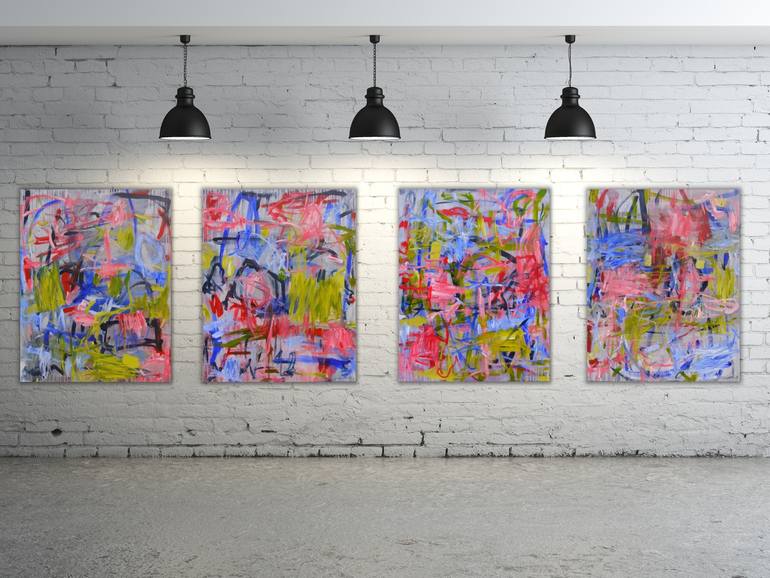 Original Abstract Expressionism Abstract Painting by Daniela Schweinsberg