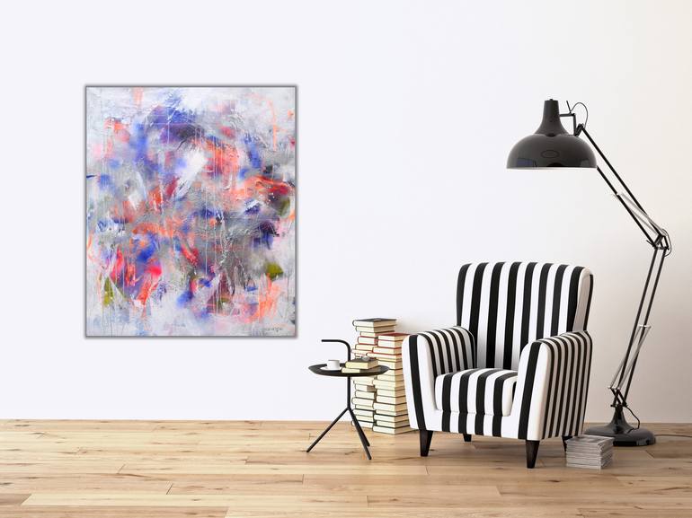 Original Abstract Expressionism Abstract Painting by Daniela Schweinsberg