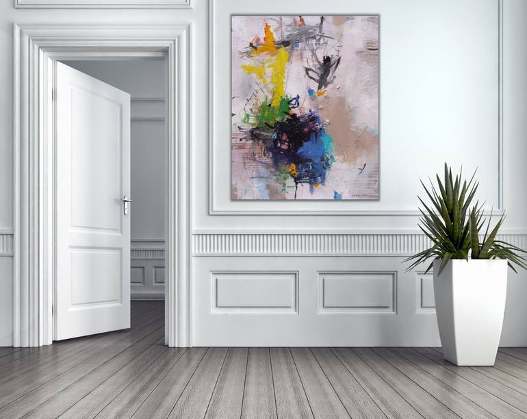 Original Abstract Expressionism Abstract Painting by Daniela Schweinsberg