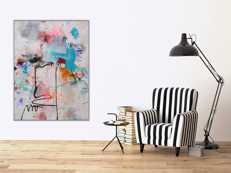 Original Street Art Abstract Painting by Daniela Schweinsberg