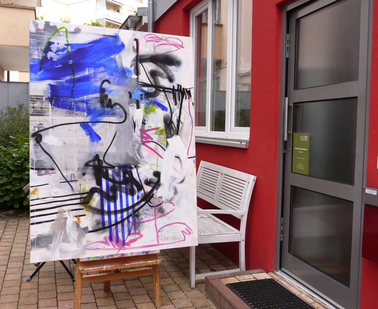 Original Graffiti Painting by Daniela Schweinsberg