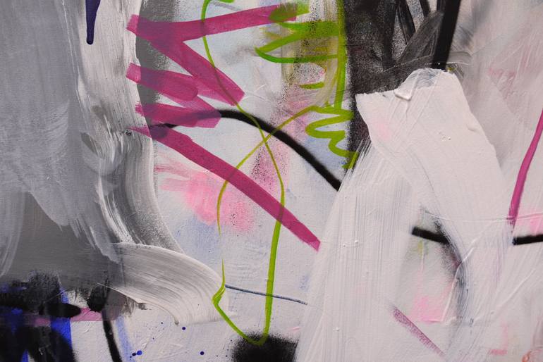 Original Abstract Graffiti Painting by Daniela Schweinsberg