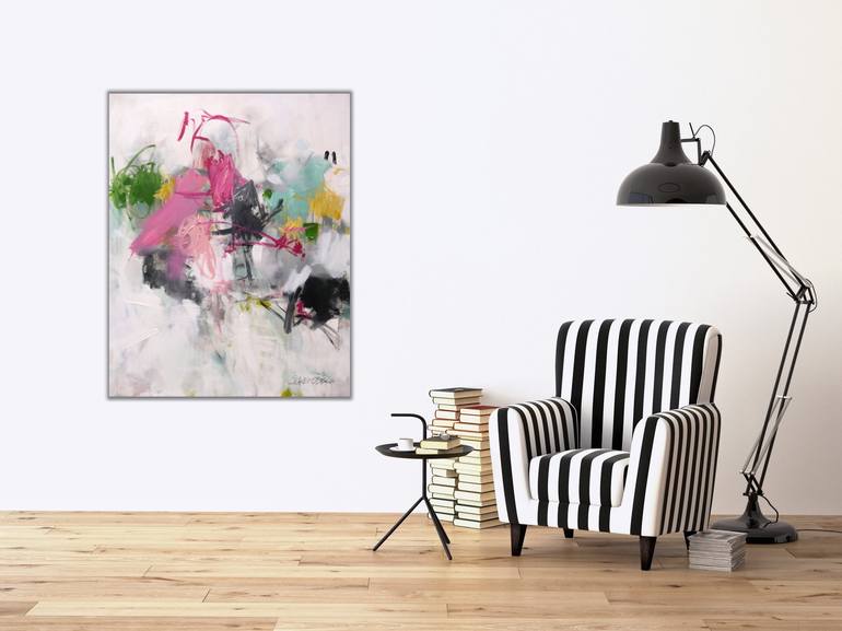 Original Abstract Expressionism Abstract Painting by Daniela Schweinsberg