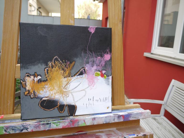 Original Abstract Expressionism Abstract Painting by Daniela Schweinsberg