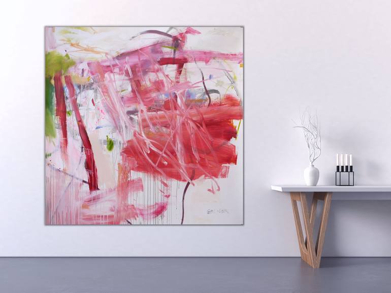 Original Abstract Expressionism Abstract Painting by Daniela Schweinsberg