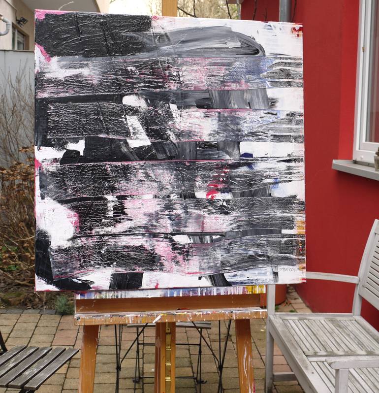 Original Abstract Expressionism Abstract Painting by Daniela Schweinsberg