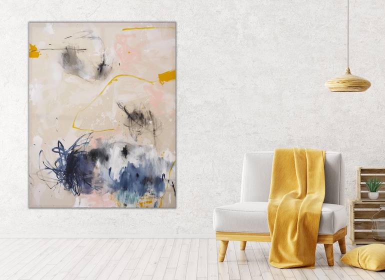 Original Abstract Expressionism Abstract Painting by Daniela Schweinsberg