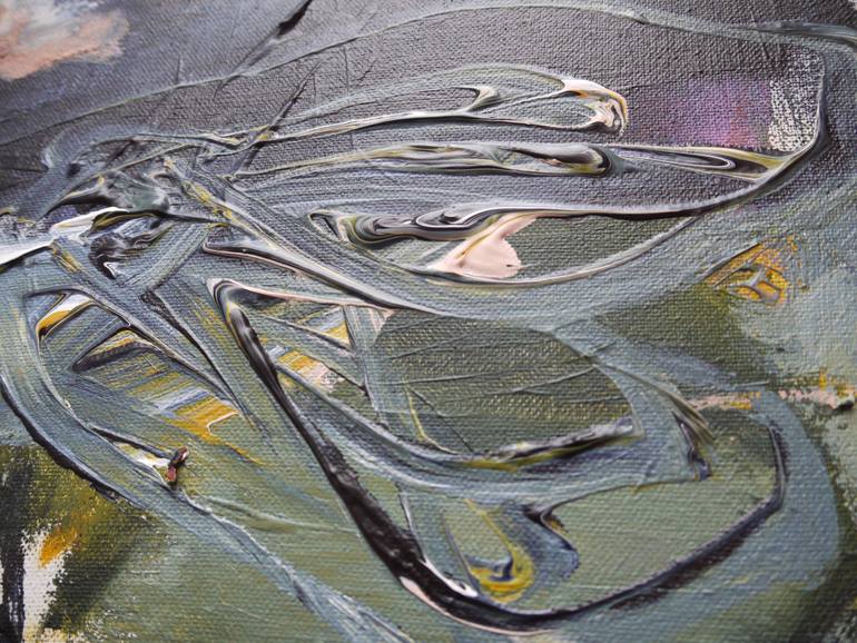 Original Abstract Expressionism Abstract Painting by Daniela Schweinsberg